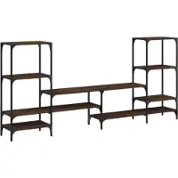 Sonstiges Meuble TV chêne marron 206,5x28,5x95 cm bois d'ingénierie