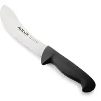 Arcos Couteau à dépouiller couleur - Prof 295425 en acier inoxydable nitrum et mangue lame ergonomique en polypropylène noir et 19 cm, vitrine