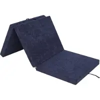 Stanislaw Jurga Matelas pliant "BEN" - 195×80×8 cm - pliable, housse lavable, tissu Aloba, comme lit d'invité, tapis d'entraînement ou pouf | PillowPrim
