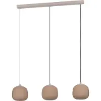 Eglo Lampe à suspension Japandi Cominio 3 lumières