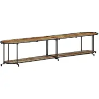 vidaXL Étagère TV 200x42x40 cm Vieux bois massif