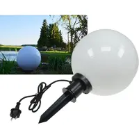 Chilitec Lampe boule de jardin CT-GL30cm IP44, 230V, 1,5m de câble, douille E27