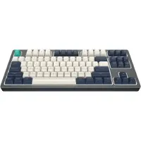 Dark Project KD87B LTD Aluminum Clavier Gaming, TKL, 87 touches, commutateurs mécaniques Gateron Casquette Teal, RGB, Noir (ENG)