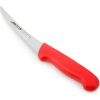 Arcos Couteau à désosser couleur - Prof 291322 en acier inoxydable Nitrum et mangue polypropylène rouge ergonomique et lame de 14 cm, vitrine