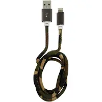 LC-Power LC-C-USB-Lightning-1M-5 (MFI) Câble USB A à Lightning, Camouflage gris