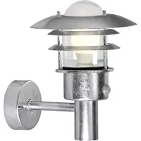 Nordlux Applique murale avec capteur Lønstrup 22, Galvanisé