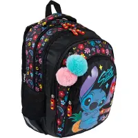 St.Majewski Goldkids - Sac à dos pour l'école Sac à dos pour enfants adolescents pour garçons et filles Sac à dos Sac d'école - motif Stitch