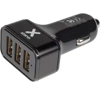 Xtorm Triple-USB KFZ Ladegerät 12-24V MaxAusg.:3x2.4A 3Ger.gleichz AU013 POWER CAR-PLUG 3 USB PORTS