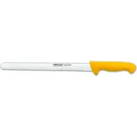 Arcos Couteau de pâtissier couleur - Prof 293700 en acier inoxydable nitrum et mangue ergonomique jaune polypropylène et 30 cm de lame, vitrine