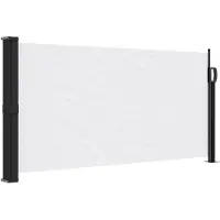 Syfax Auvent latéral rétractable blanc 100x300 cm