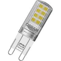 Osram Star PIN Ampoule LED pour culot G9, verre transparent, blanc chaud (2700K), 320 lumens, remplace les ampoules traditionnelles 30W, non régulable, par 5