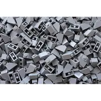 LEGO 2x1 Tuiles Toiture 45 degrés Gris clair pour toit - 3040 NOUVEAU Quantité 100x