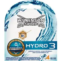 Wilkinson Lames Hydro3 4 pièces dans un paquet pour l'homme