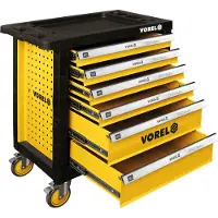 VOREL Servante d'atelier 770x458x901mm avec 6 tiroirs