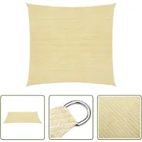 The Living Store Store 160 g/m² Beige 5x5 m HDPE