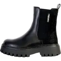 Kaporal Bottine Femme Crissy Noir Synthétique