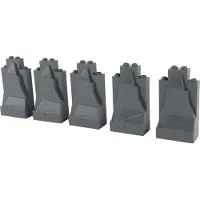 LEGO 2x4x6 Plaque de roche Montagne Gris foncé - 47847 NOUVEAU ! Quantité 10x