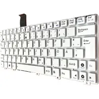 T-ProTek FRANÇAIS - Clavier blanc sans cadre pour Asus Eee PC 1025C-3A 1025C-3B