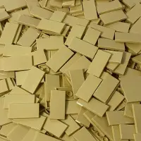 LEGO 2x4 Carreaux Beige clair - 87079 NOUVEAU Quantité 100x