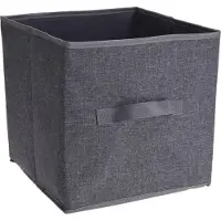 Koopman Boîte de rangement avec poignée 30x30x30cm gris Organizer Storage