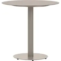 Schou Company A/S Hector Table de jardin, Ø 70 cm, gris.