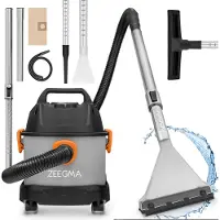 Zeegma Zonder Pro Compact Graphit Aspirateur industriel 1000W avec filtre HEPA
