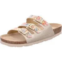 Rohde Mule femme largeur G avec semelle intérieure en cuir Alba 5625, Taille:38 EU, Couleur:Beige