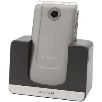 Olympia Senioren Komfort Téléphone portable, fonction Dual SIM, grosses touches, couleur : argent