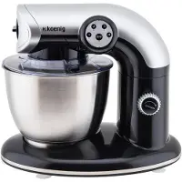 H.Koenig Robot Pétrin Multifonctions Pro KM80 Noir H. Koenig 1000W