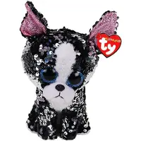 TY BOOS Flippables PORTIA 24cm terrier pailleté 36793