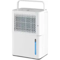 Costway Déshumidificateur d'air 12L/jour avec minuterie 24H, déshumidificateur d'ambiance 2,2L réservoir d'eau Déshumidificateur domestique silencieux pour pièces jusqu'à 15 m²