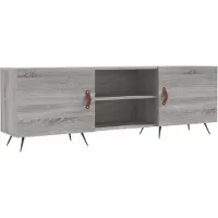 Syfax Meuble TV sonoma gris 150x30x50 cm bois d'ingénierie