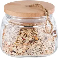 Aps Vorratsgläser Vorratsglas -WOODY- 82255 1 Liter