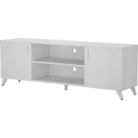 Vicco Lowboard Maceio Blanc 160x54.5cm avec 2 portes, Model 49997