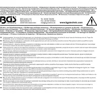 Bgs 248 Rallonge à bascule 375 mm, chromée mate, 12,5 (1/2)