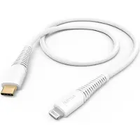 Hama Câble de charge, USB-C - Lightning, 1,5 m, blanc