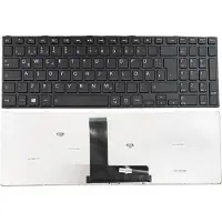 T-ProTek DE - Noir Clavier avec cadre compatible avec Toshiba Satellite C50-B