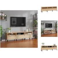 vidaXL Armoire TV Chêne Sonoma 150x30x44,5 cm Bois composite - Meuble TV