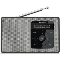 Technisat DIGITRADIO 2 Radio de table DAB+, FM DAB+, FM, Bluetooth Fonction réveil Noir/Blanc (0002/3910)