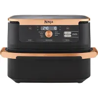 Ninja Foodi FlexDrawer Dual Zone Friteuse à air chaud Airfryer 10,4 compartiments Deep Polyvalent Puissant Délicieux Innovant