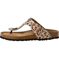Tamaris Sandales Cuir - Beige-Leopard