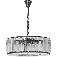 Toolight Lampe Suspendue APP1651-6CP 50cm Black