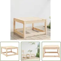 The Living Store Tabouret de jardin en pin massif