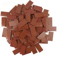 LEGO 4x8 Plaques de construction Marron - 3035 NOUVEAU Quantité 10x