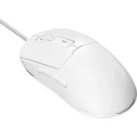 Vogel's Lorgar MSA10, souris gaming avancée, USB, 6 prog. 6 boutons, 12 000 ppp, rétroéclairage RGB, blanc