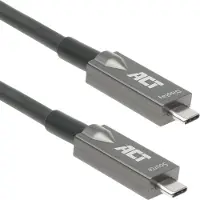 ACT Ak4307 Usb-a To Mini Usb-b Cable 7.5 M Argenté