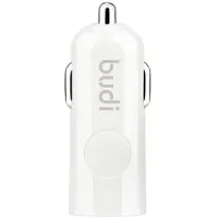 Budi - 1 chargeur de voiture USB avec indicateur LED