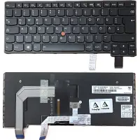 T-ProTek Clavier allemand avec éclairage sans cadre pour Lenovo Thinkpad S3 Yoga 14