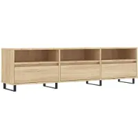Syfax Meuble TV chêne sonoma 150x30x44,5 cm bois d'ingénierie