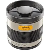 Walimex 800mm 1:8,0 Téléobjectif miroir DSLR pour monture Canon RF, blanc (plein format, avec bouchon)